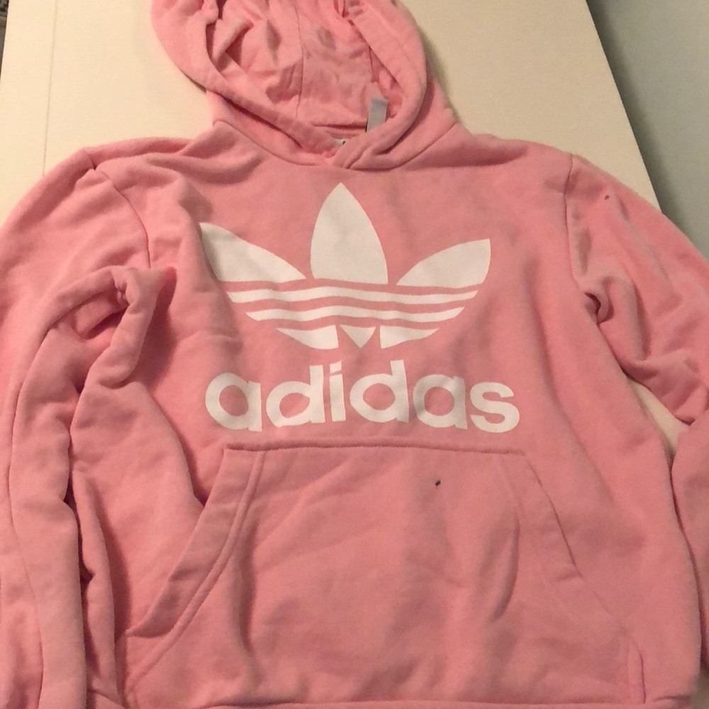 pink Adidas sweatshirt